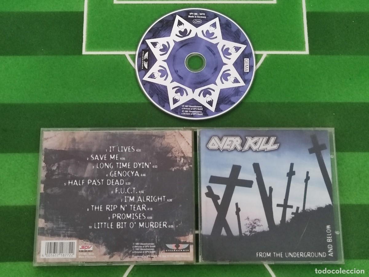 CDs de m&uacute;sica: CD 503 Over Kill - From the underground and below / 1997 - Foto 1
