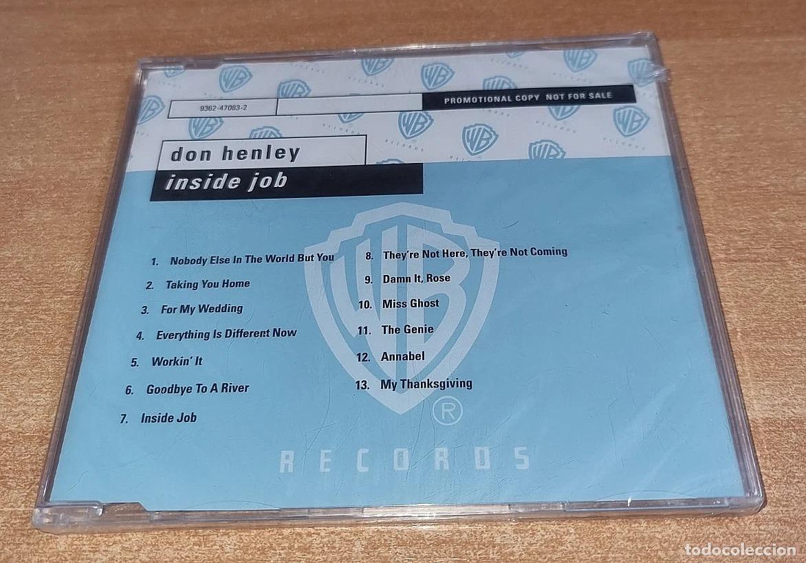 CDs de M&uacute;sica: DON HENLEY Inside job CD ALBUM PROMO ALEMANIA PRECINTADO PORTADA PLASTICO 2000 CONTIENE 13 TEMAS