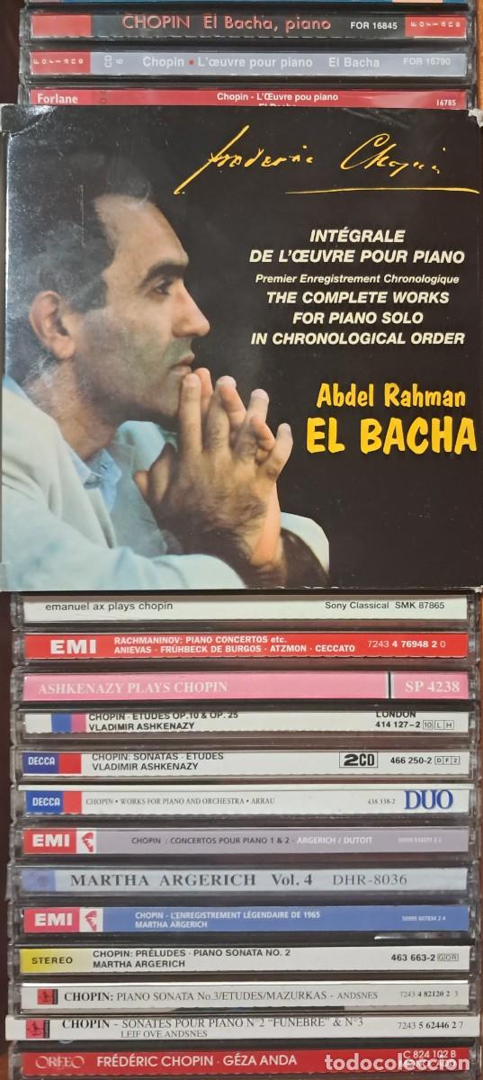 CDs de M&uacute;sica: LOTE DE 292 CDS Y 6 DVDS CON M&Uacute;SICA DE CHOPIN