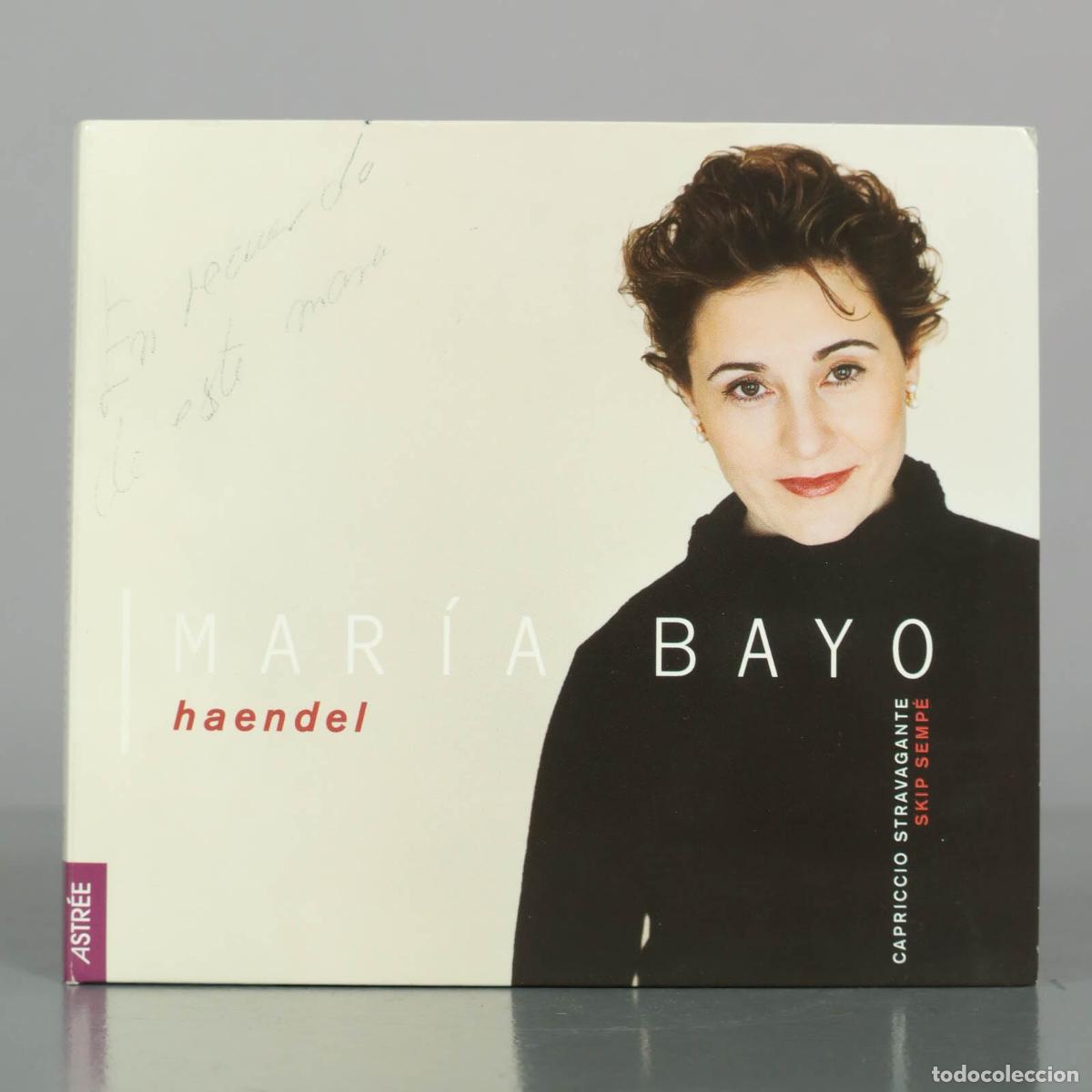 CDs de M&uacute;sica: CD. Haendel: Opera Arias and Cantatas - Mar&iacute;a Bayo, Capriccio Stravagante, CO AUTOGRAFO CANTANTE