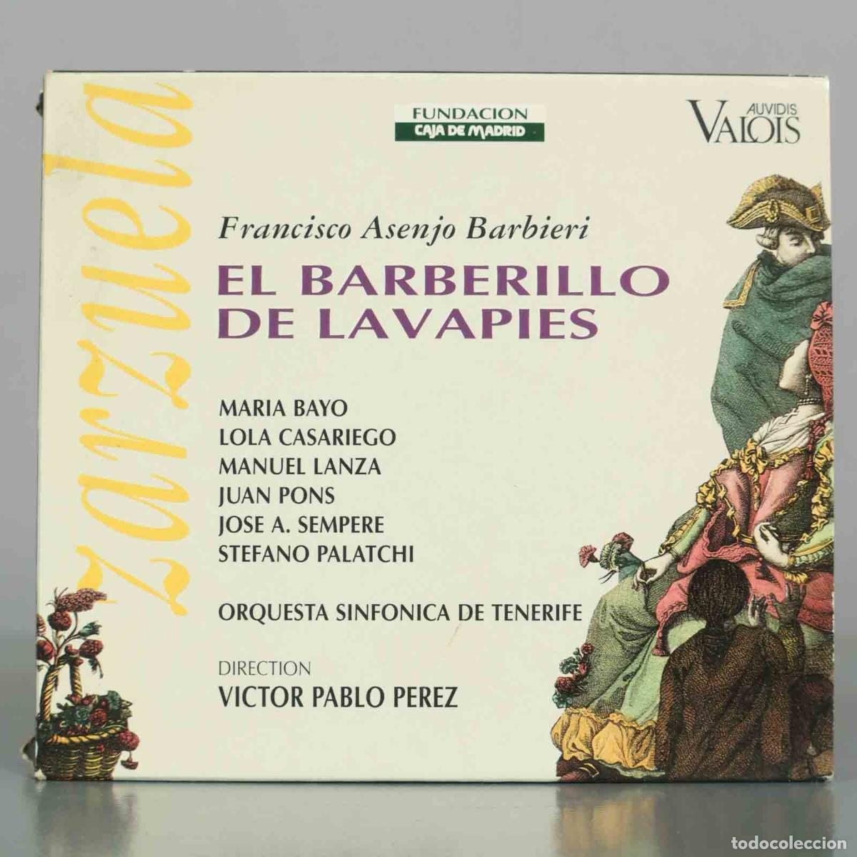 CDs de M&uacute;sica: CD. El Barberillo de Lavapies - Francisco Asenjo Barbieri - Maria Bayo, Lola Casariego, Manuel Lanz