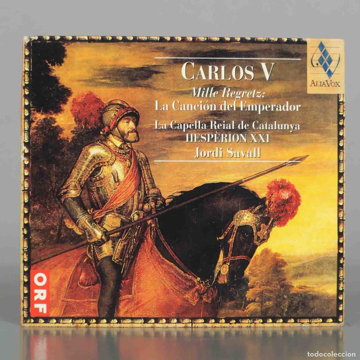 CDs de M&uacute;sica: CD. Carlos V: Mille Regretz - La Canci&oacute;n del Emperador - Jordi Savall, La Capella Reial de Cataluny