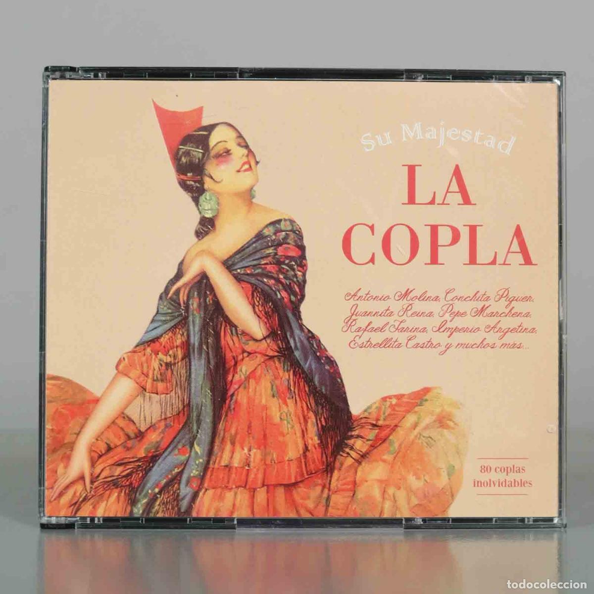 CDs de M&uacute;sica: CD. Su Majestad La Copla - 80 coplas inolvidables - Antonio Molina, Conchita Piquer, Juanita Reina,