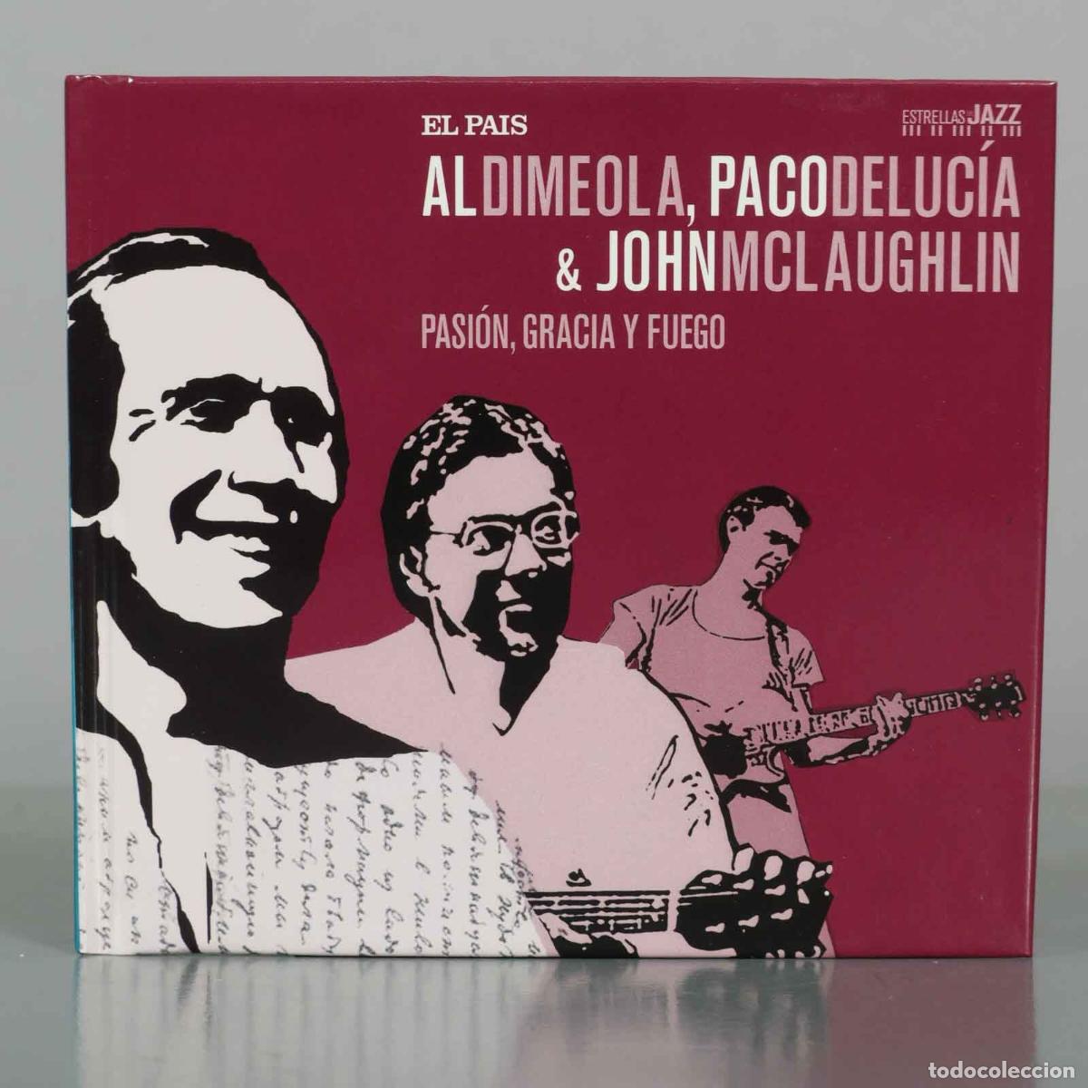 CDs de M&uacute;sica: CD. Pasi&oacute;n, Gracia y Fuego - Al Di Meola, Paco de Luc&iacute;a, John McLaughlin - El Pa&iacute;s