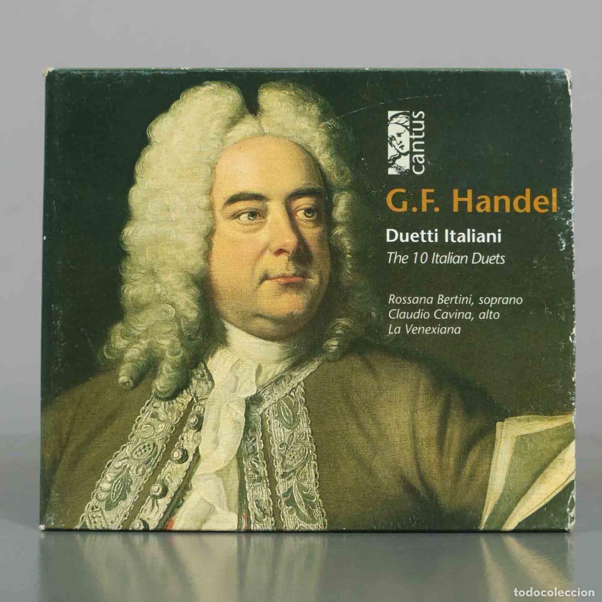 CDs de M&uacute;sica: CD. Handel - Duetti Italiani - Rossana Bertini, Claudio Cavina, La Venexiana - Cantus