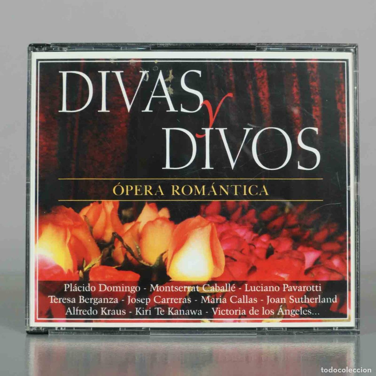 CDs de M&uacute;sica: CD. &Oacute;pera Rom&aacute;ntica - Divas y Divos - Pl&aacute;cido Domingo, Montserrat Caball&eacute;, Luciano Pavarotti, Teres