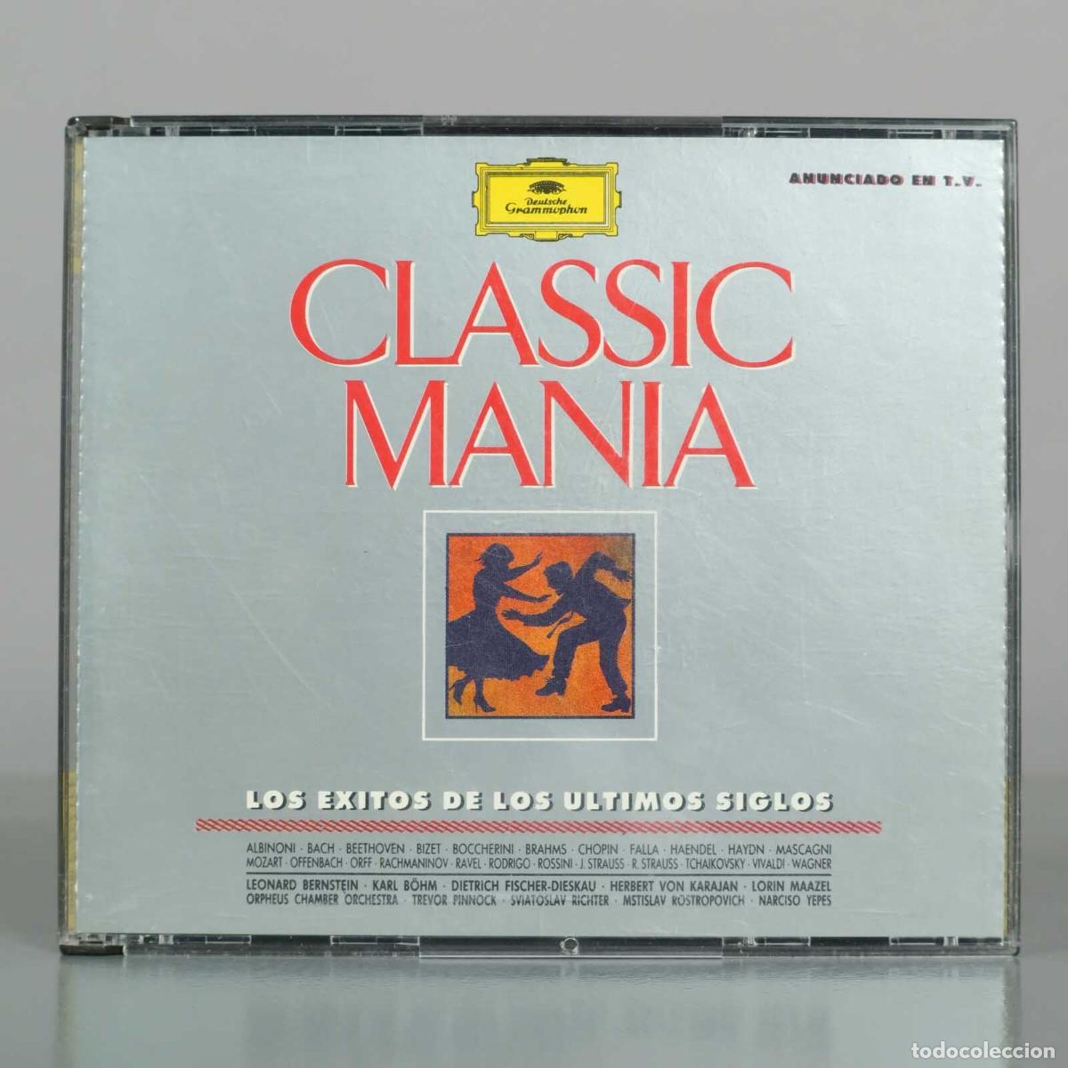 CD de M&uacute;sica: CD. Classic Mania - Los &Eacute;xitos de los &Uacute;ltimos Siglos - Albinoni, Bach, Beethoven, Bizet, Boccherini
