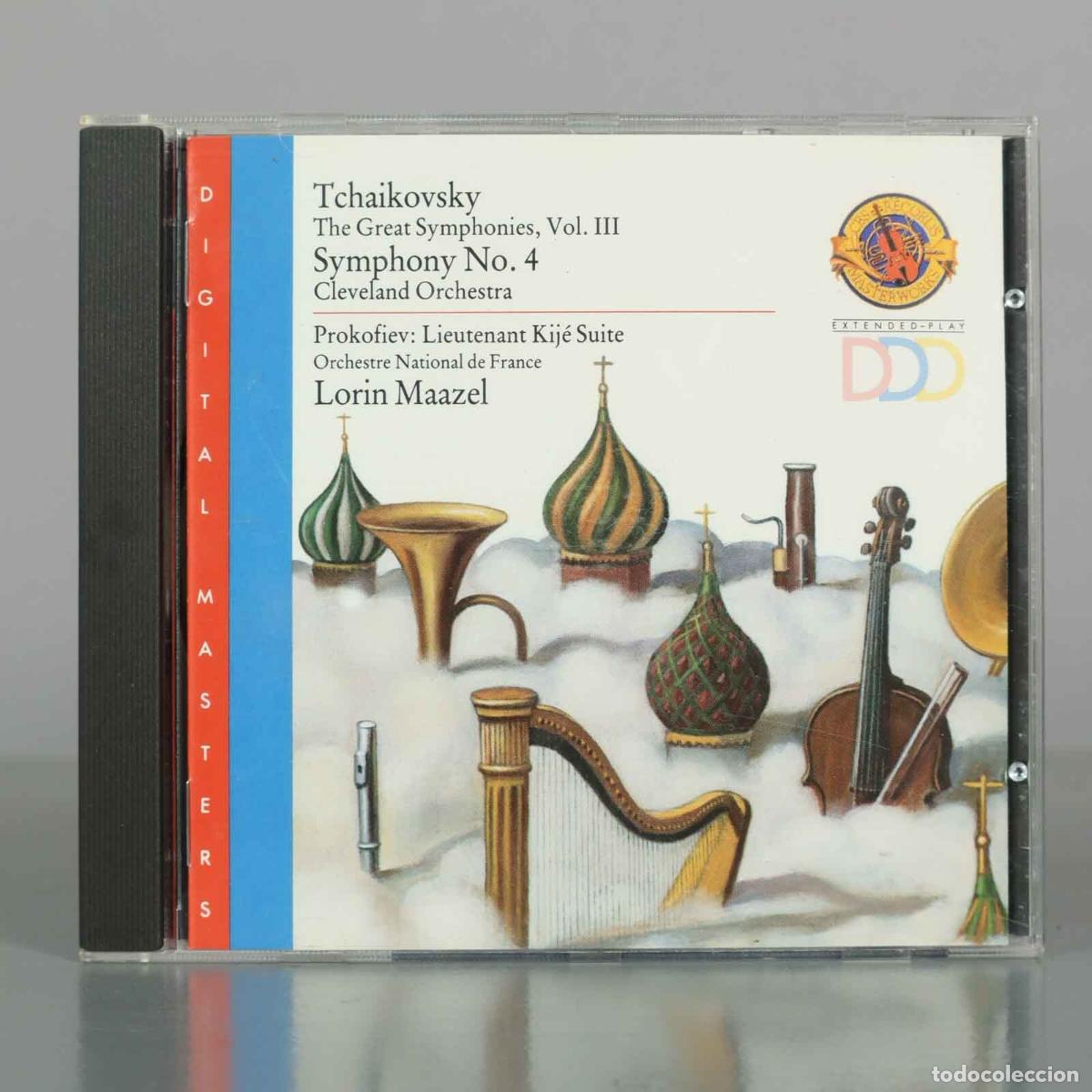 CDs de M&uacute;sica: CD. Tchaikovsky: The Great Symphonies, Vol. III - Symphony No. 4 - Prokofiev: Lieutenant Kije Suite