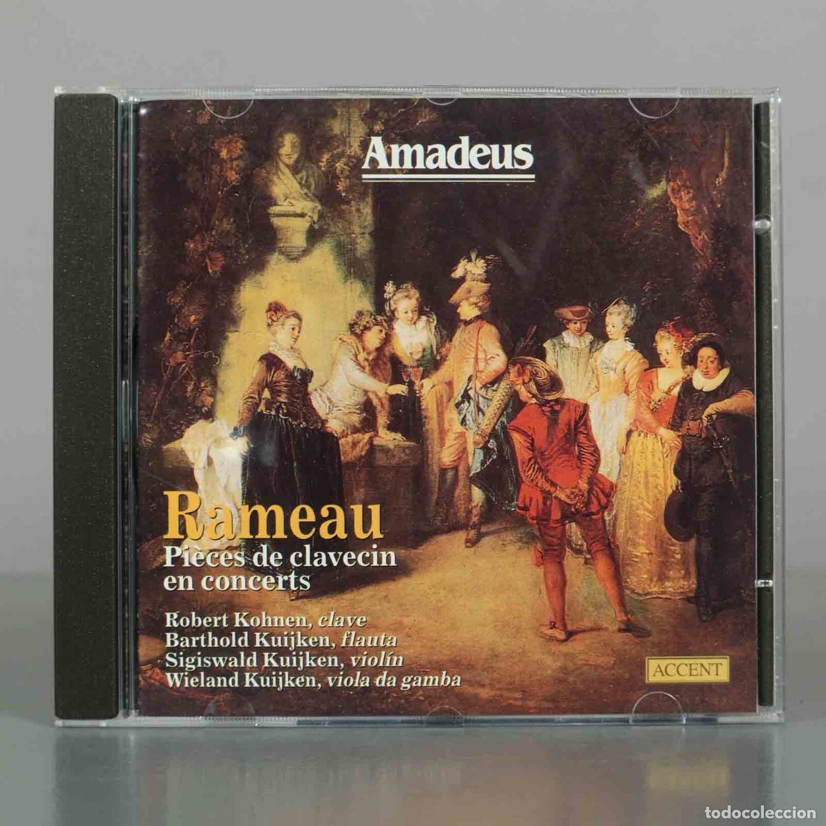 CDs de M&uacute;sica: CD. Amadeus Rameau Pieces de clavecin en concerts
