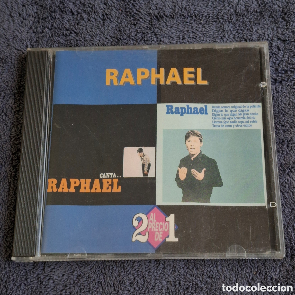 CDs de M&uacute;sica: CD79. Raphael - Canta Raphael, Cd, &Aacute;lbum, Recopilatorio, 22, Temas, Hispavox, 1994.