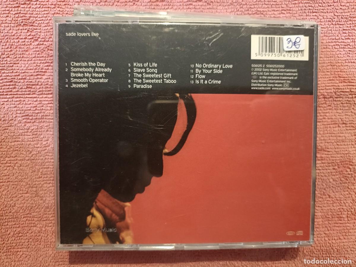 CDs de m&uacute;sica: Sade - Sade Lovers Live - CD. - Foto 2