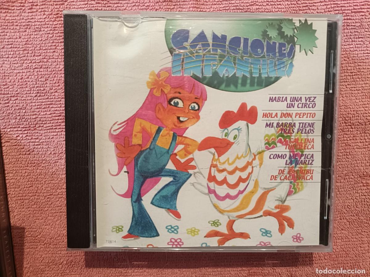 Musik-CDs: Canciones Infantiles - Hab&iacute;a una vez un circo, Hola Don Pepito, La Gallina Turuleca, ... - CD.