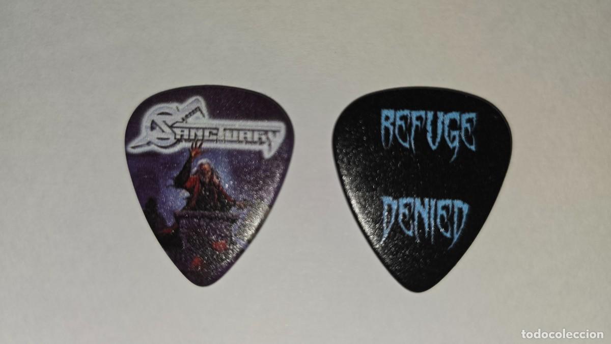CDs de M&uacute;sica: SANCTUARY - REFUGED DENIED P&Uacute;A DE GUITARRA / GUITAR PICK