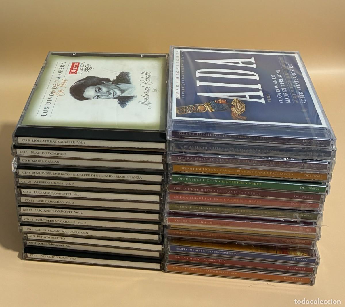 CDs de M&uacute;sica: Lote 30 Cd's Opera Prima e Internacional (1083CD)