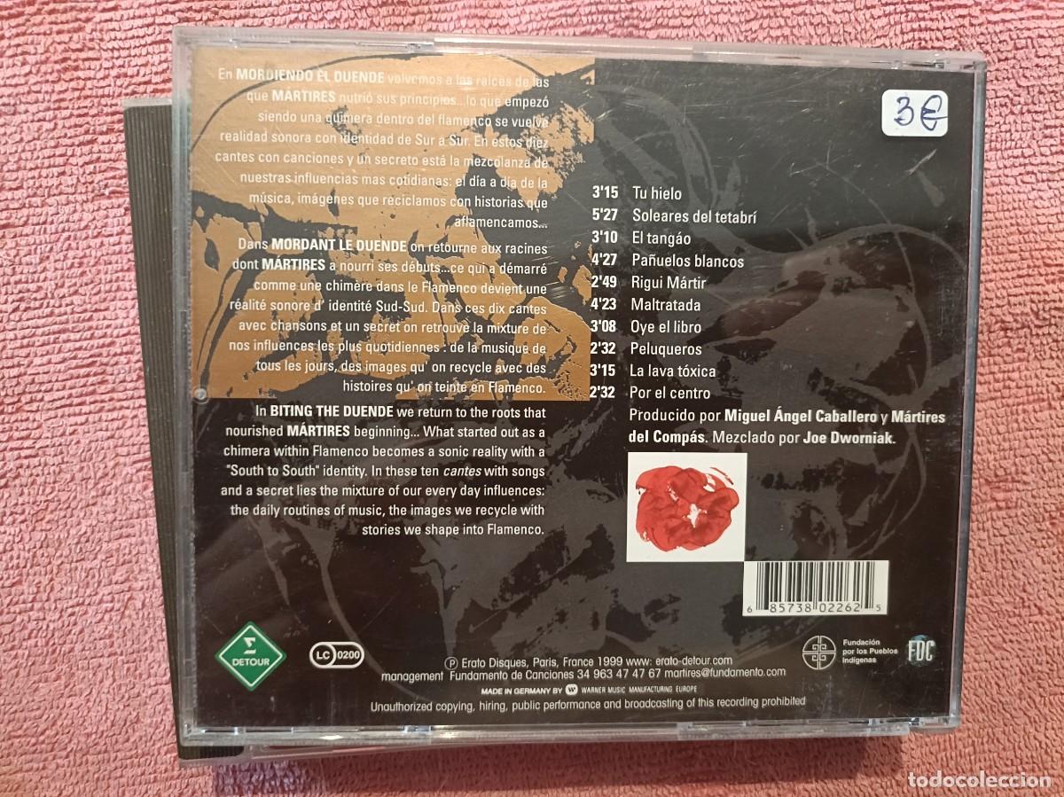 CDs de m&uacute;sica: M&aacute;rtires del Comp&aacute;s - Mordiendo el duende - CD. - Foto 2