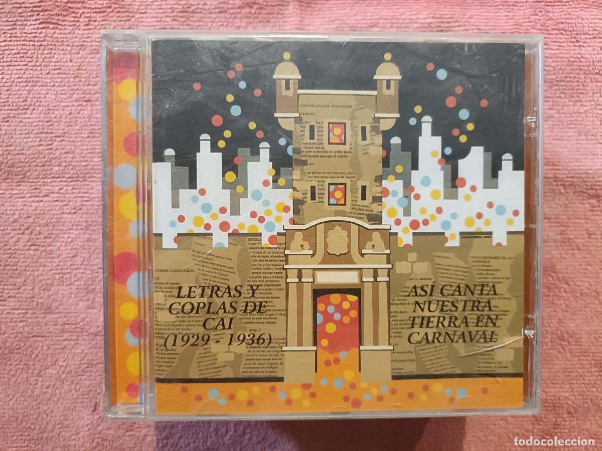CDs de M&uacute;sica: As&iacute; canta nuestra tierra en Carnaval - Letras y Coplas de Cai (1929 - 1936) - CD.