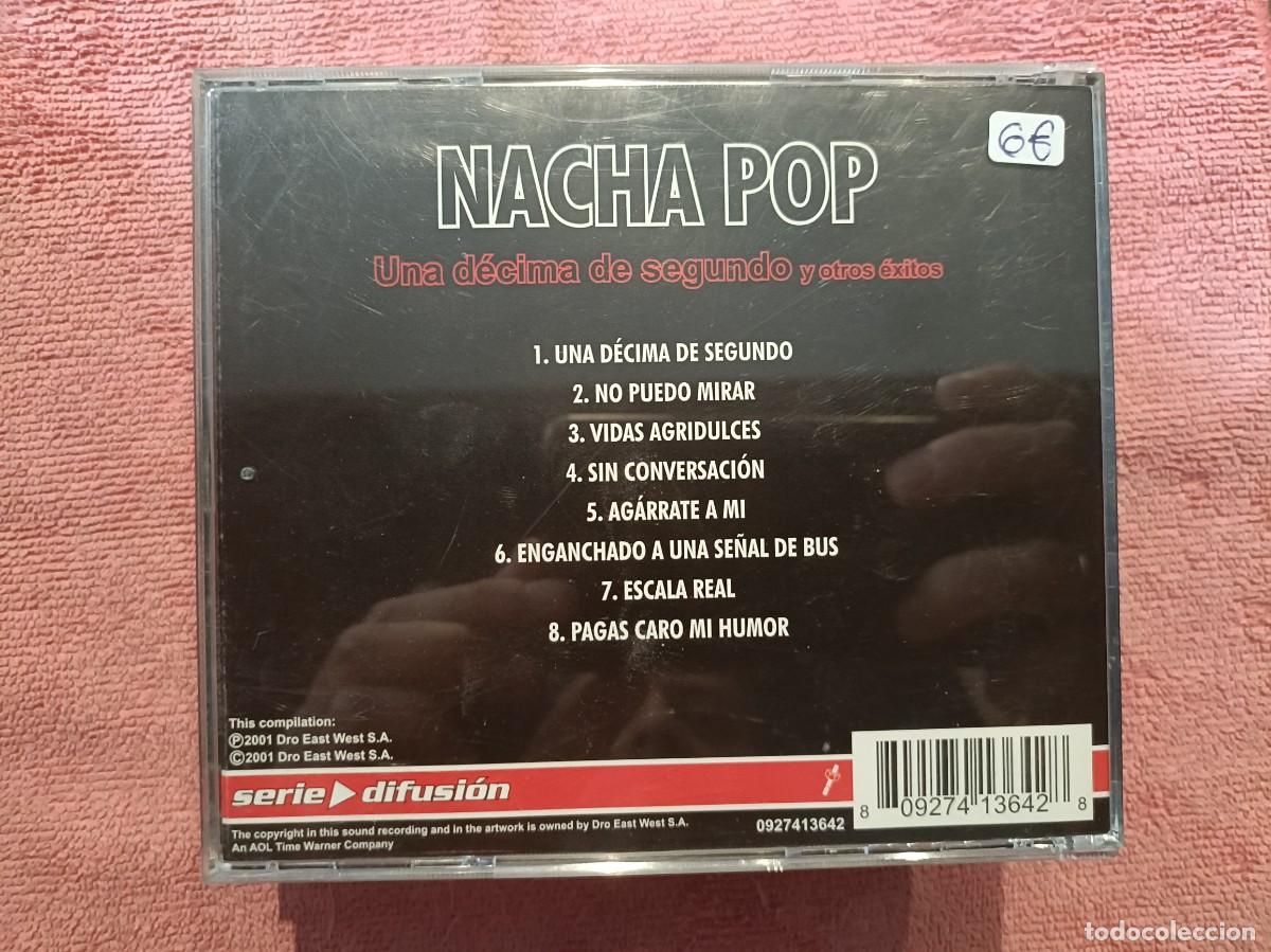 CDs de m&uacute;sica: Nacha Pop - Una d&eacute;cima de segundo y Otros &Eacute;xitos - CD. - Foto 2