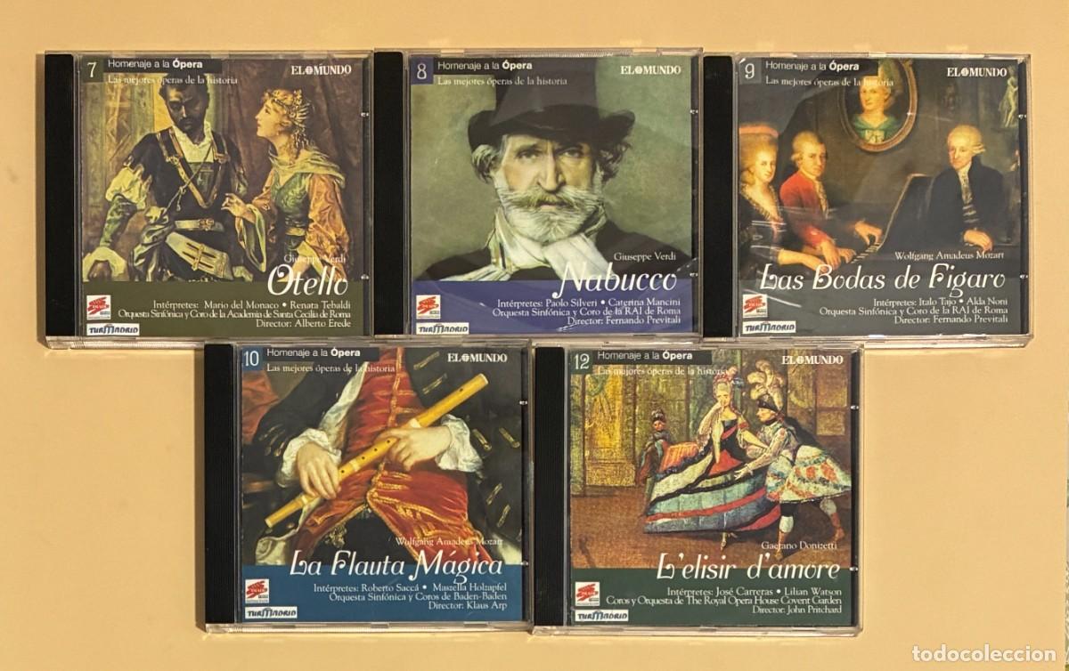 CDs de m&uacute;sica: 11 Cds. Homenaje a la Opera (1084CD) - Foto 3