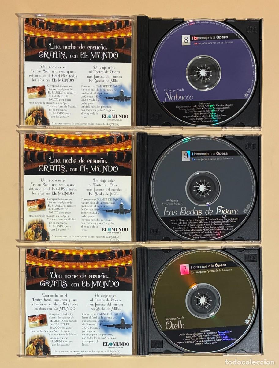 CDs de m&uacute;sica: 11 Cds. Homenaje a la Opera (1084CD) - Foto 4