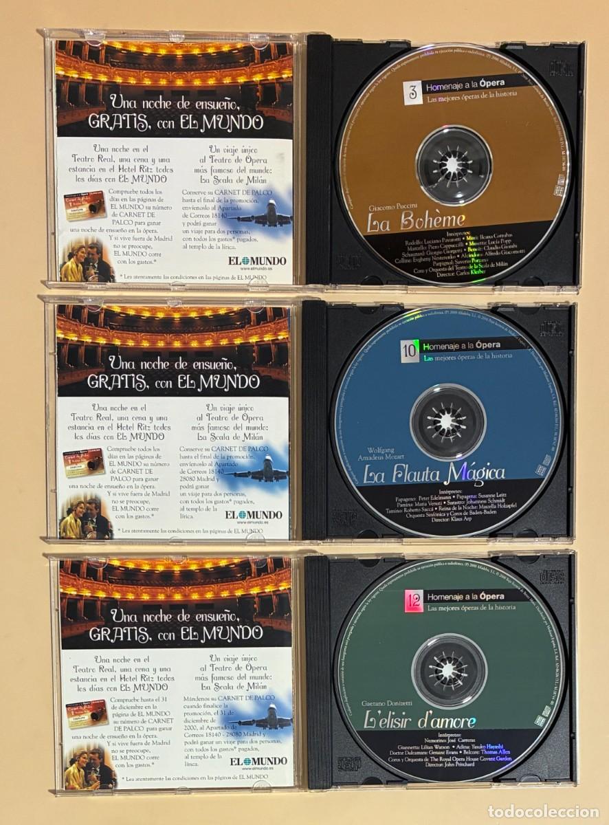 CDs de m&uacute;sica: 11 Cds. Homenaje a la Opera (1084CD) - Foto 5