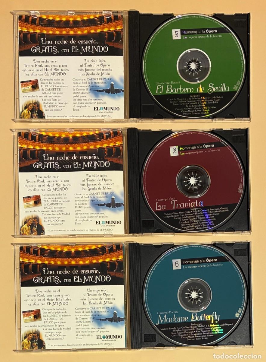 CDs de m&uacute;sica: 11 Cds. Homenaje a la Opera (1084CD) - Foto 6