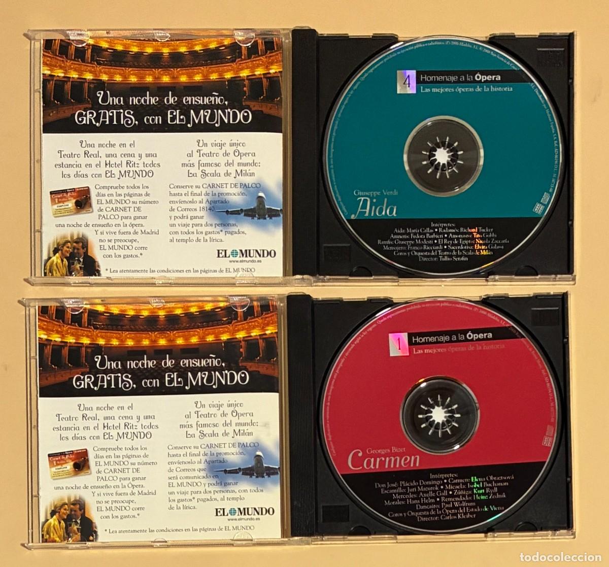 CDs de m&uacute;sica: 11 Cds. Homenaje a la Opera (1084CD) - Foto 7