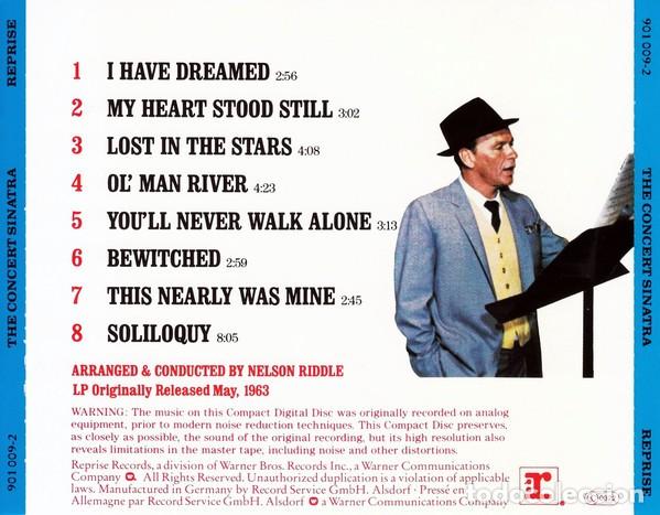 CDs de m&uacute;sica: Frank Sinatra &ndash; The Concert Sinatra - Foto 2