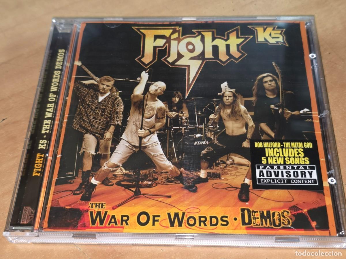 CDs de M&uacute;sica: FIGHT (Rob Halford) CD The war of words Demos+5 NewTracks 2007*COMO NUEVO*Judas Priest-Iron Maiden