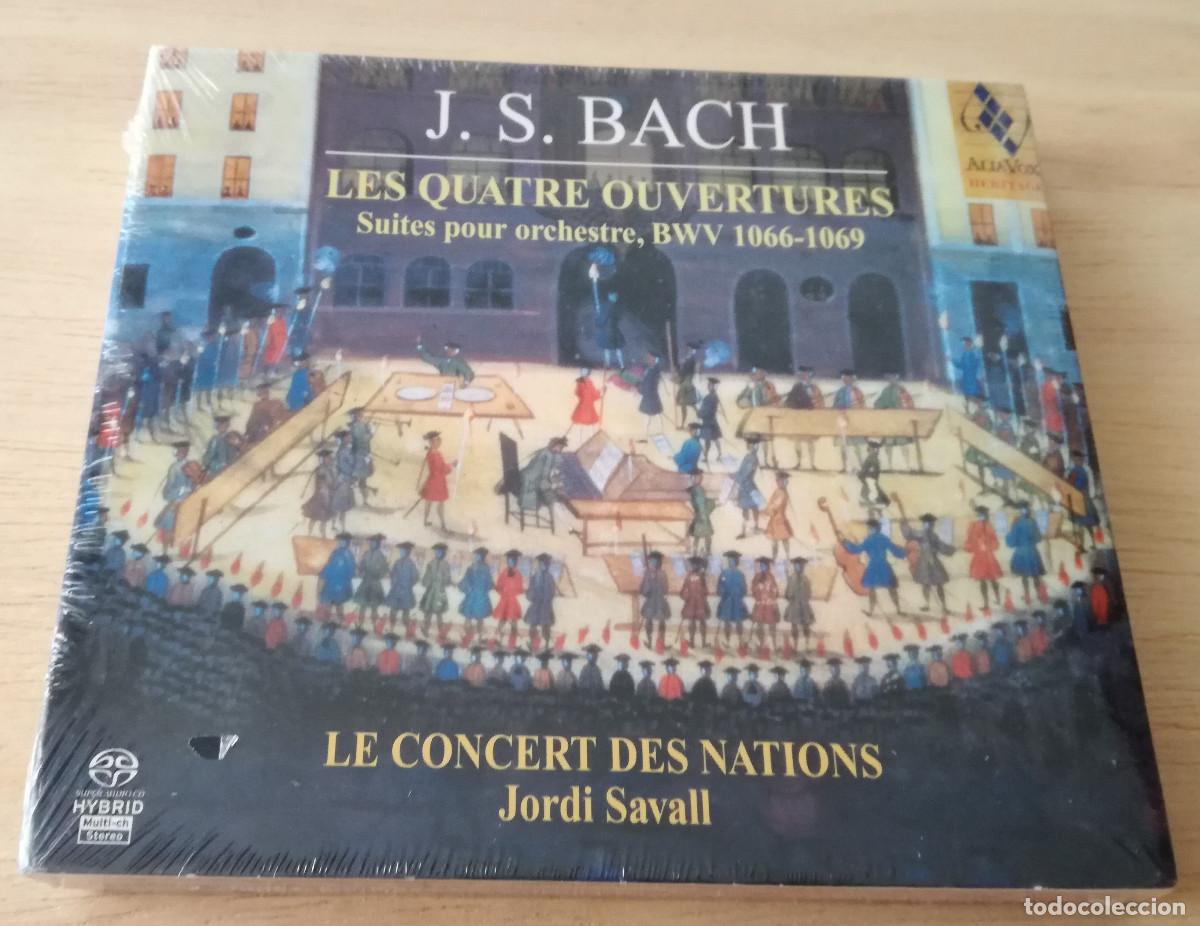 CDs de M&uacute;sica: BACH - LES QUATRE OUVERTURES - JORDI SAVALL - BOX 2XCD - PRECINTADO