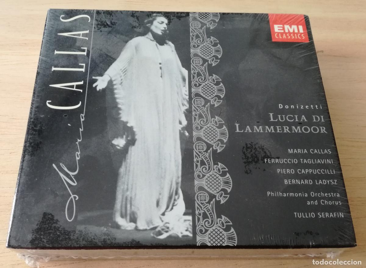 CDs de M&uacute;sica: DONIZETTI - LUCIA DI LAMMERMOOR - MARIA CALLAS SERAFIN - BOX 2XCD- PRECINTADO