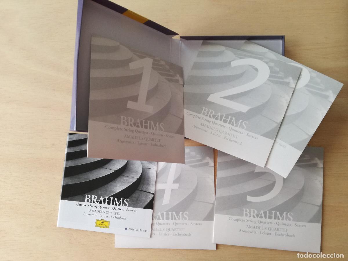 CDs de m&uacute;sica: BRAHMS - COMPLETE STRINGS QUARTETS QUINTETS SEXTETS - BOX 5XCD - DEUTSCHE GRAMMOPHON - Foto 5