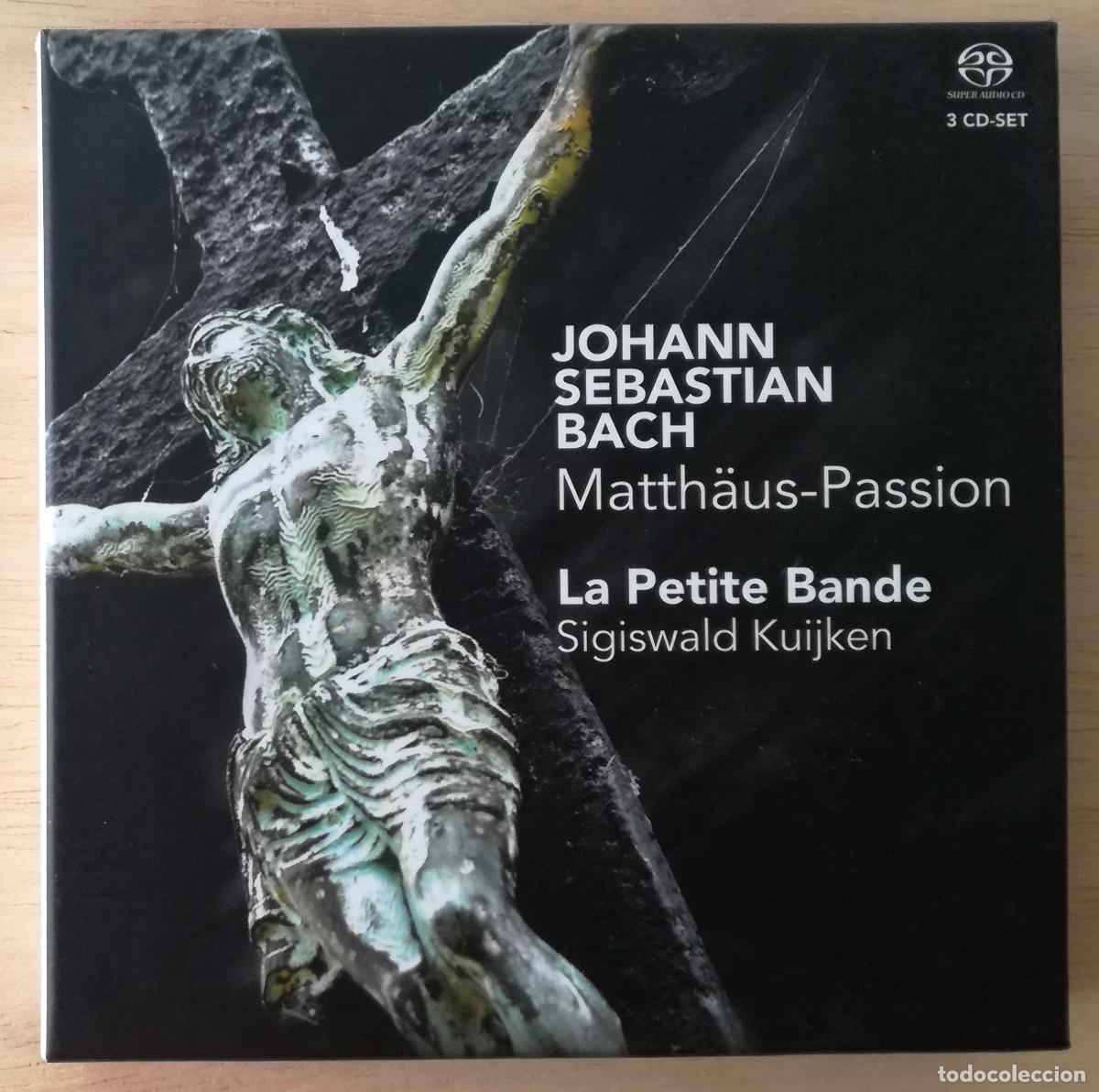 CDs de M&uacute;sica: BACH - MATTHAUS PASSION - LA PETITE BANDE KUIJKEN - BOX 3XCD SACD