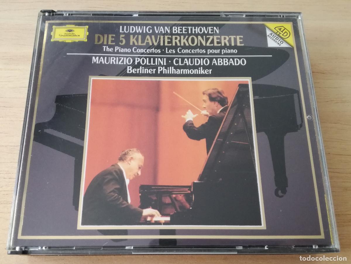 CDs de M&uacute;sica: BEETHOVEN - 5 KLAVIERKONZERTEN PIANO CONCERTOS - POLLINI ABBADO 3XCD - DEUTSCHE GRAMMOPHON