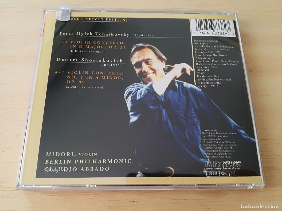 CDs de m&uacute;sica: MIDORI - TCHAIKOVSKY SHOSTAKOVICH ABBADO - Foto 2