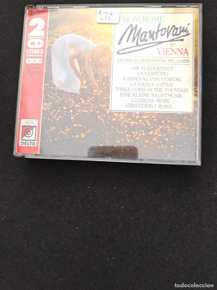 CDs de M&uacute;sica: 2CD SET. MANTOVANI. FROM ROME TO VIENNA. EIN REIGEN BER&Uuml;HMTEN MELODIEN