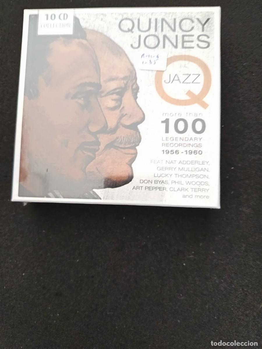 CDs de M&uacute;sica: CAJA / BOX 10 CDS. QUINCY JONES MORE THAN 100 LEGENDARY RECORDINGS