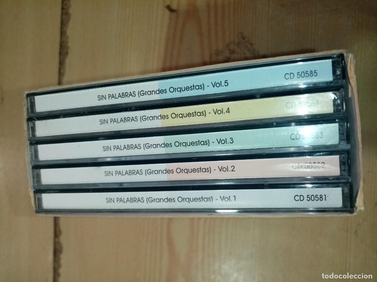 CDs de m&uacute;sica: GRANDES ORQUESTAS. SIN PALABRAS. BOX 5CD. C22CD - Foto 3