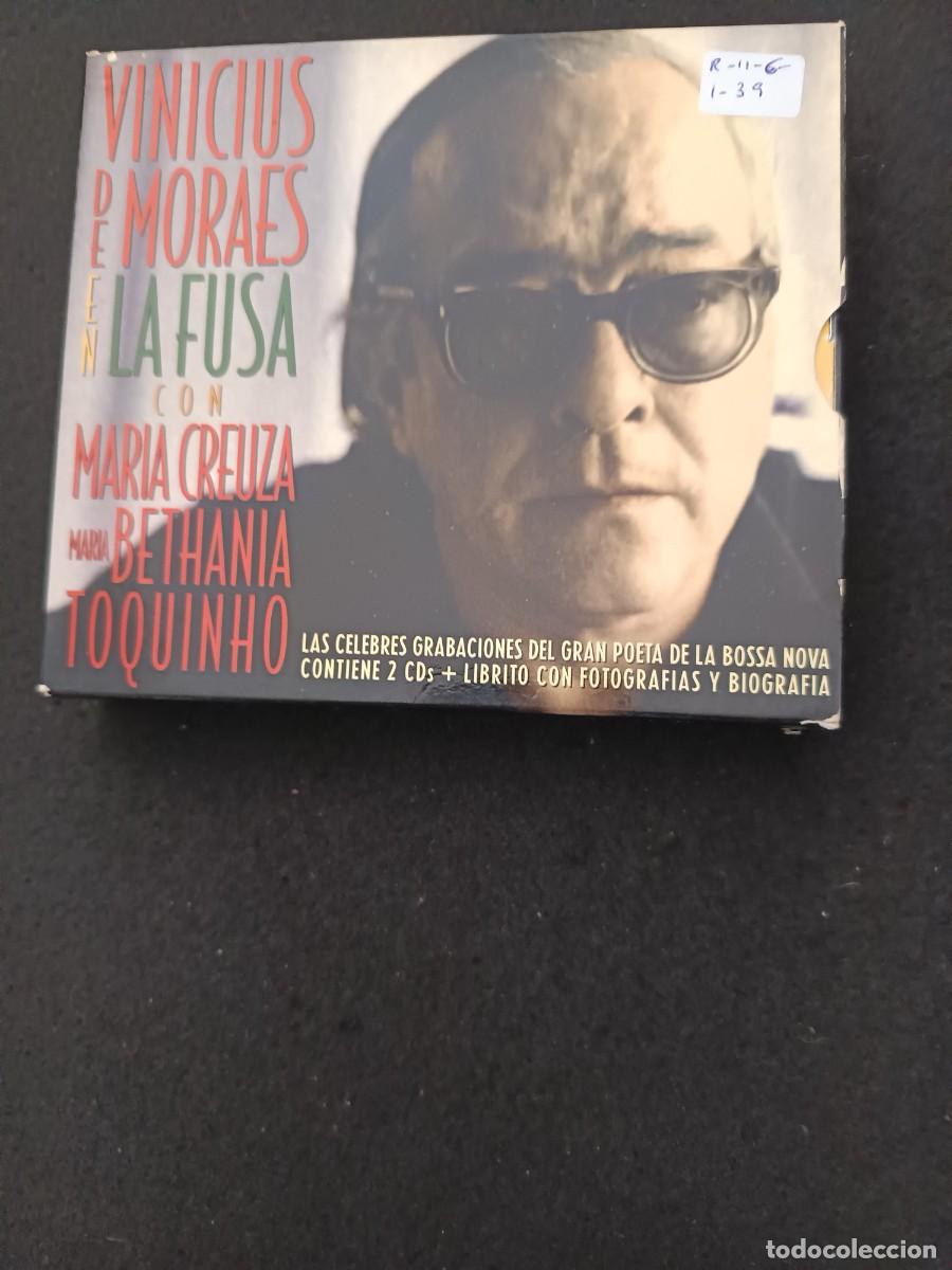 CDs de M&uacute;sica: 2 CD BOX SET. VINICIUS DE MORAES EN LA FUSA CON MARIA CREUZA, MARIA BETHANIA, TOQUINHO