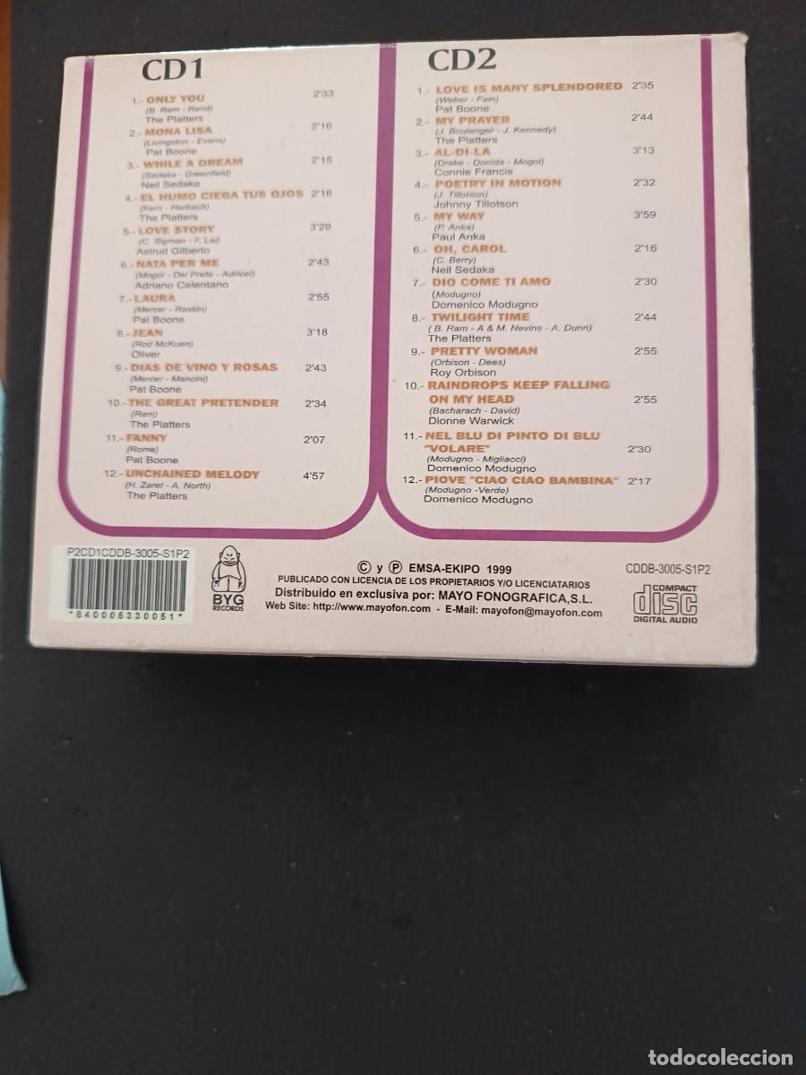 CDs de m&uacute;sica: 2 CD BOX SET. LAS MEJORES BALADAS NOST&Aacute;LGICAS - Foto 2