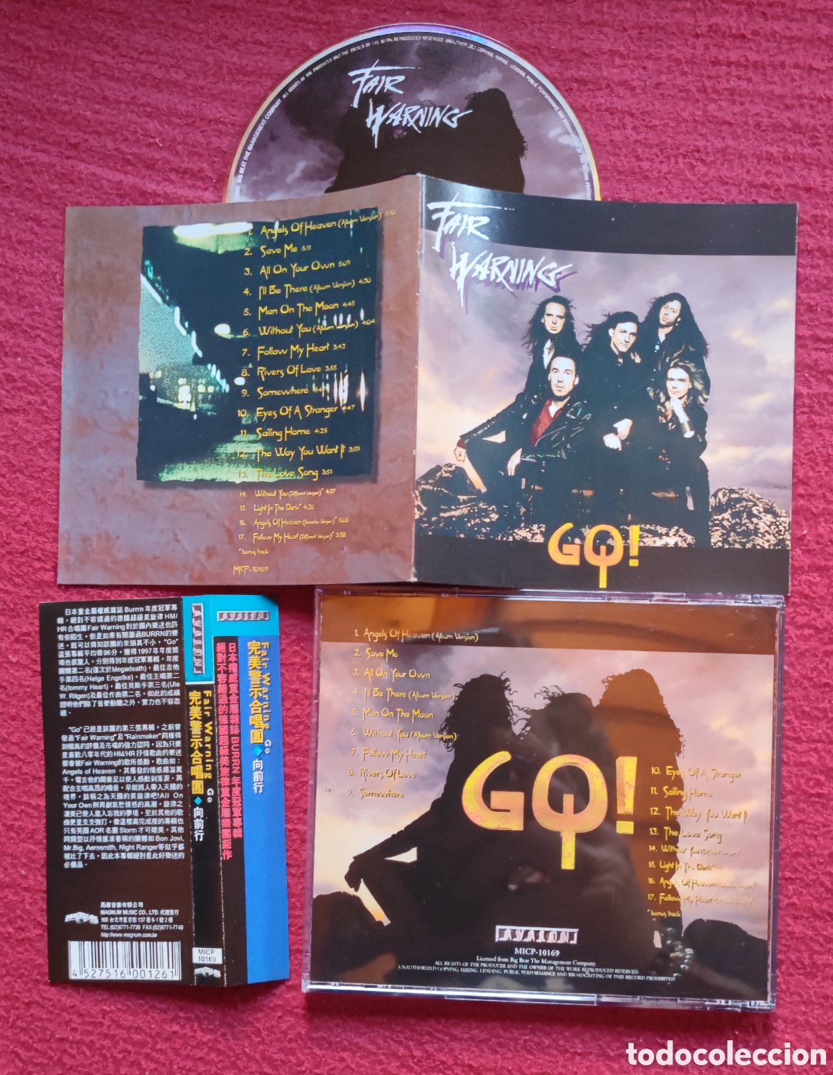 CDs de M&uacute;sica: FAIR WARNING: Go!. Cd Hard Aor, 1997 . Made in Japan con Obi. Duraci&oacute;n: 76,41. Como Nuevo.
