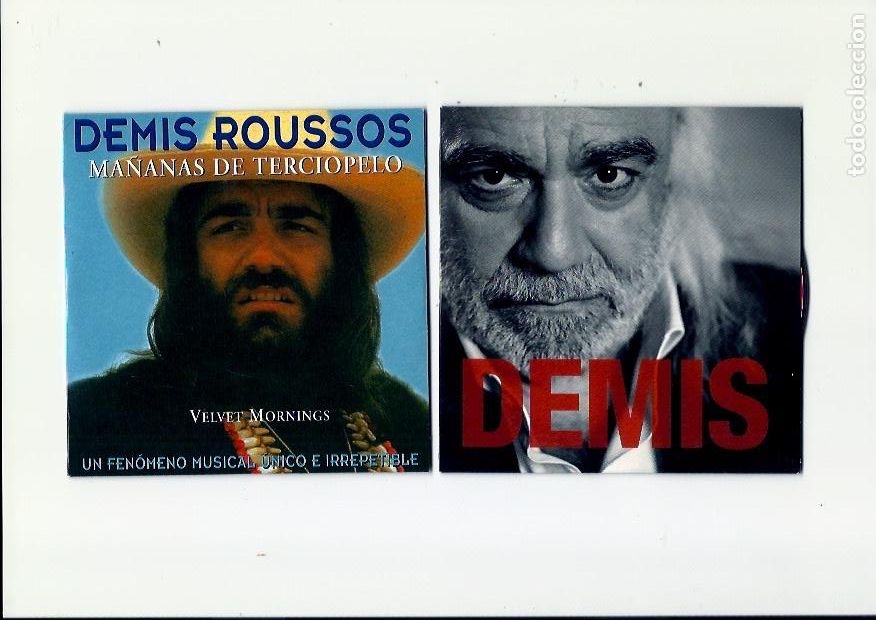 CDs de M&uacute;sica: DEMIS ROUSSOS. Demis. Ma&ntilde;anas de terciopelo. (cd album + cd single)