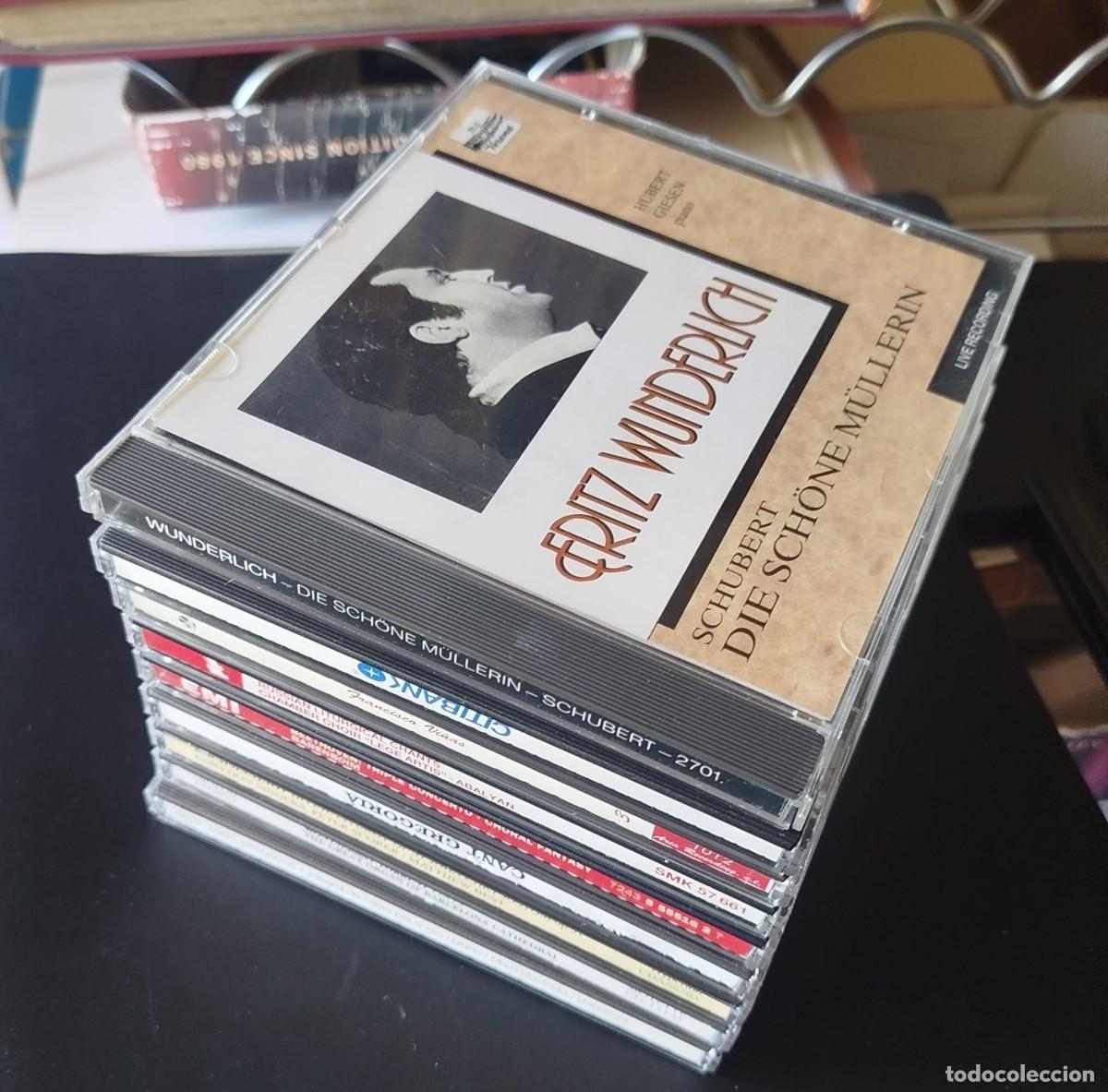 Music CDs: lote de 9 CDs de m&uacute;sica cl&aacute;sica y coral y cantos gregorianos