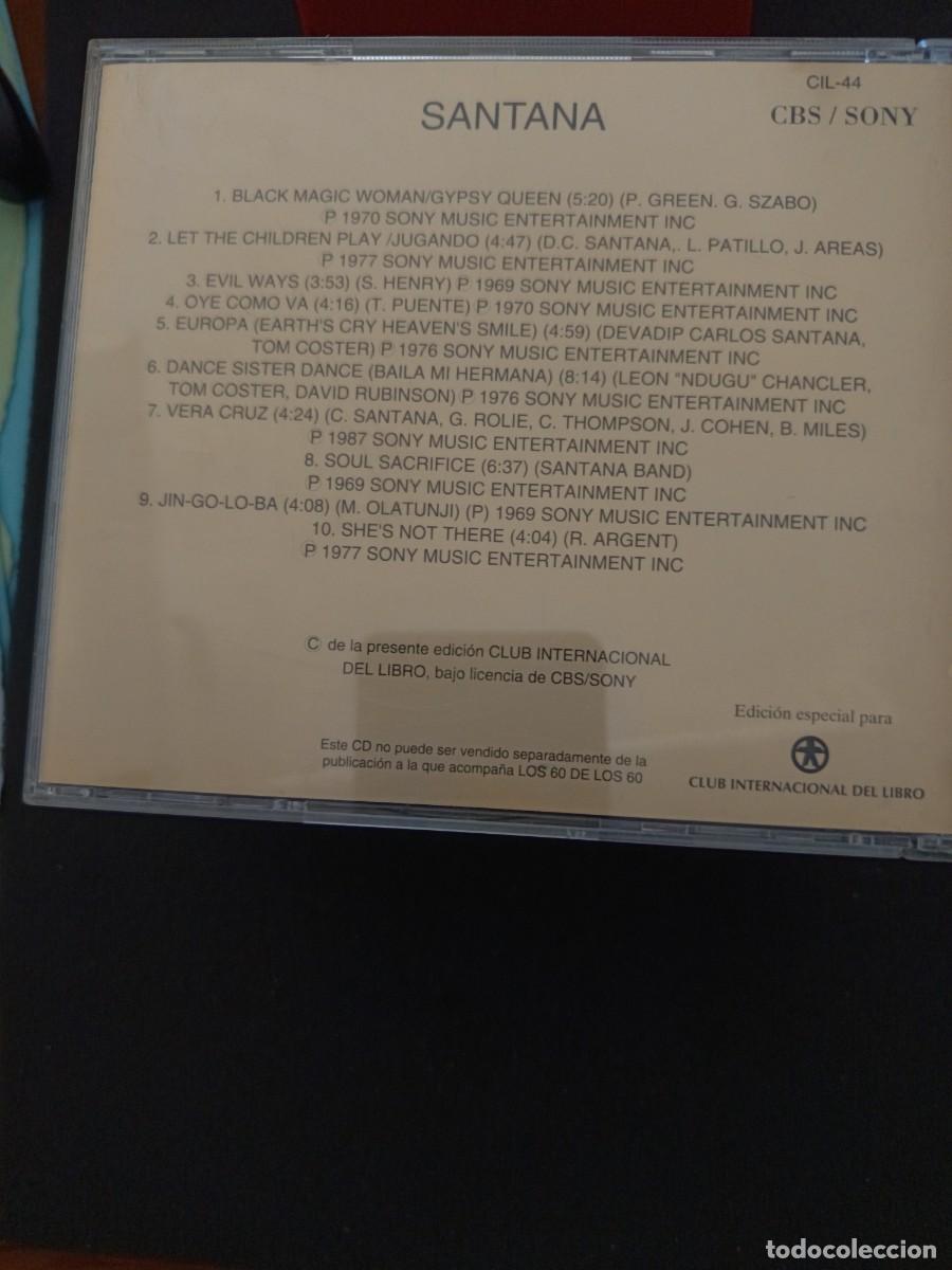 CDs de m&uacute;sica: SANTANA. LOS 60 DE LOS 60. UNA GRAN DECADA PARA RECORDAR - Foto 2