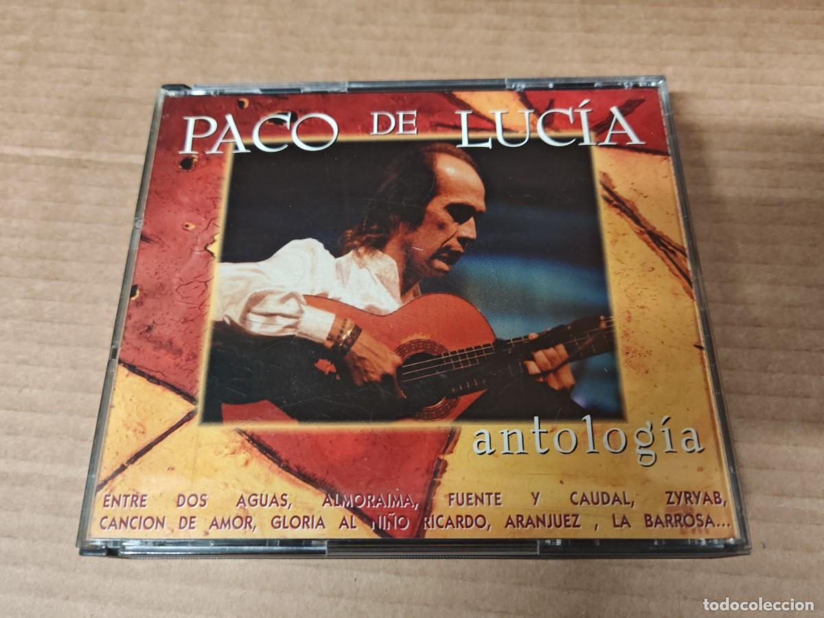CDs de M&uacute;sica: PACO DE LUCIA Antologia 2 CD ALBUM DEL A&Ntilde;O 1995 CONTIENE 25 TEMAS ENTRE DOS AGUAS RARO