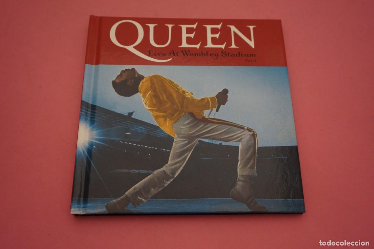CDs de M&uacute;sica: CD - QUEEN - LIVE AT WEMBLEY STADIUM VOL 1 - CD CON LIBRETO COMO NUEVO
