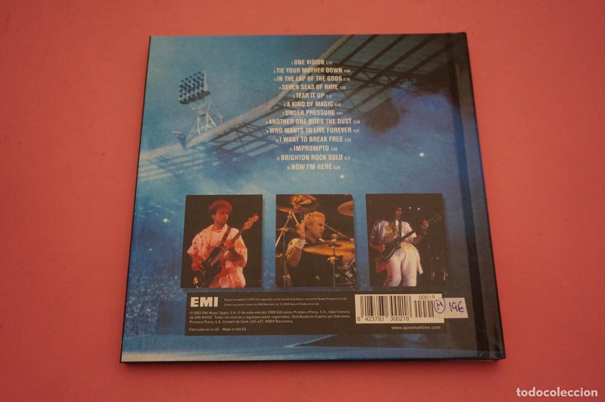 CDs de m&uacute;sica: CD - QUEEN - LIVE AT WEMBLEY STADIUM VOL 1 - CD CON LIBRETO COMO NUEVO - Foto 5
