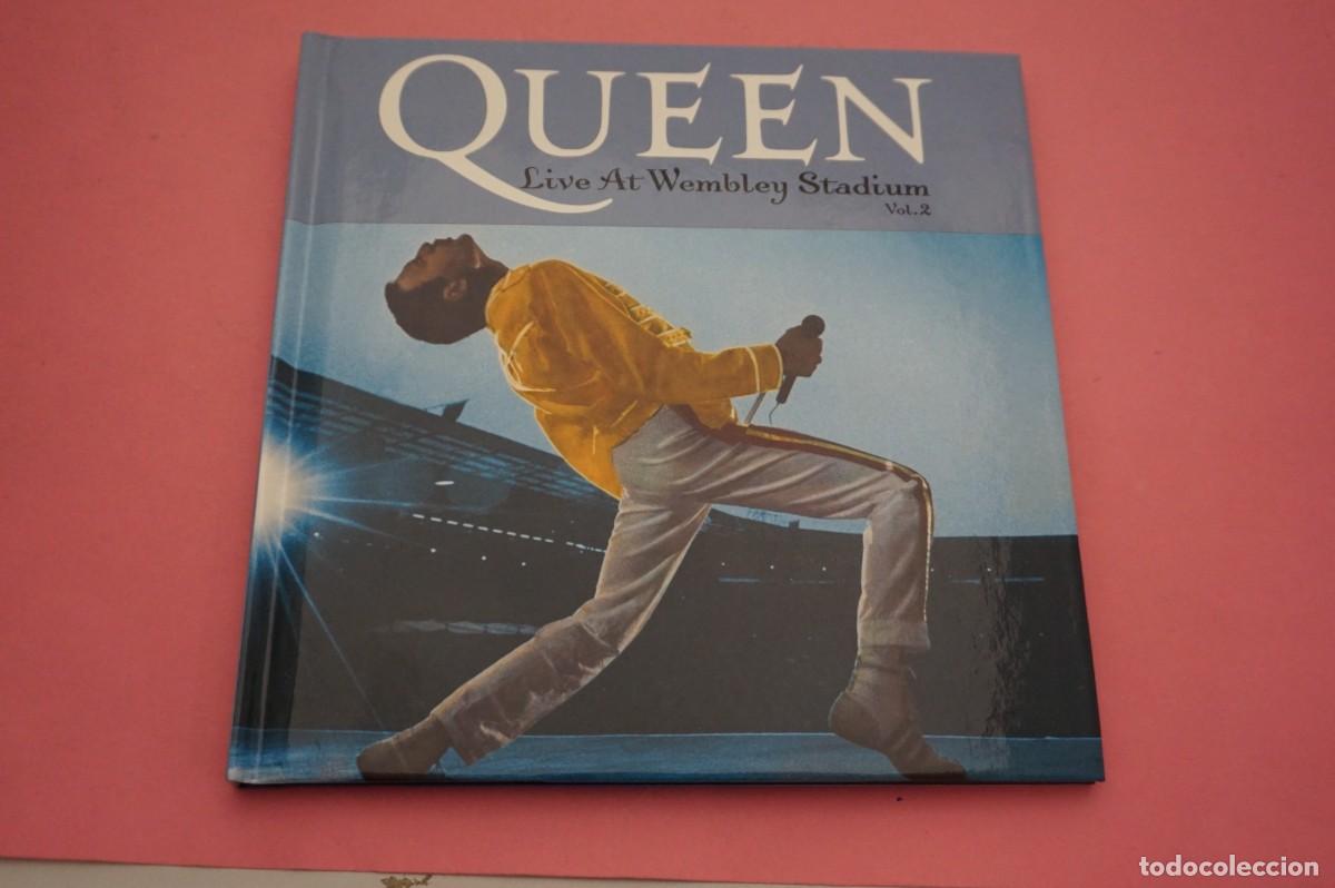 CDs de m&uacute;sica: CD - QUEEN - LIVE AT WEMBLEY STADIUM VOL 2 - CD CON LIBRETO COMO NUEVO - Foto 1