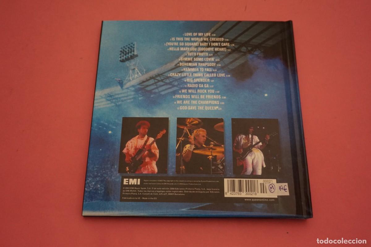 CDs de m&uacute;sica: CD - QUEEN - LIVE AT WEMBLEY STADIUM VOL 2 - CD CON LIBRETO COMO NUEVO - Foto 6