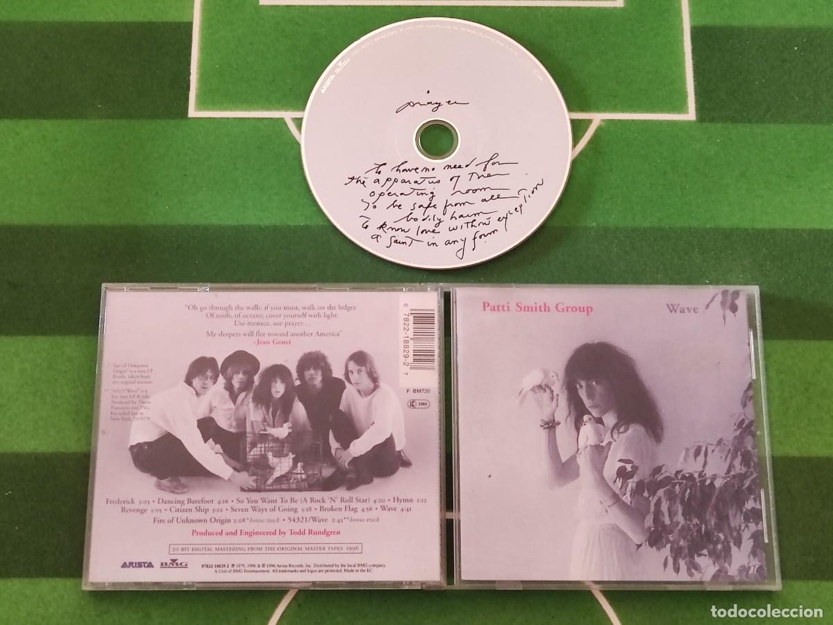 CDs de M&uacute;sica: CD 526 Patty Smith Group - Wave / 1996