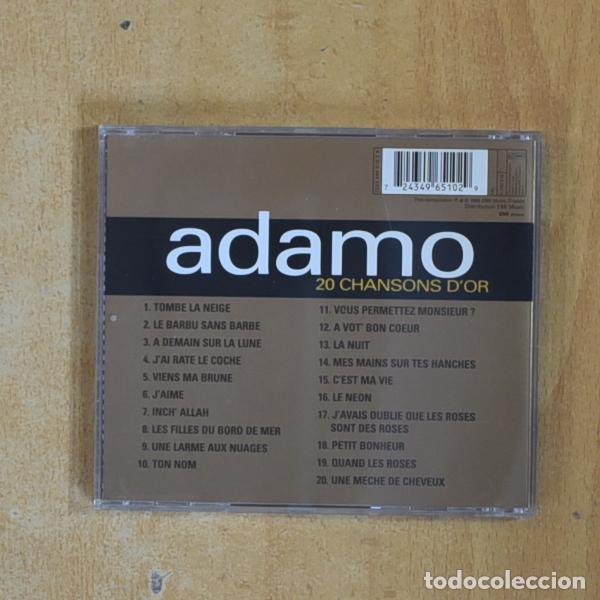 CDs de m&uacute;sica: ADAMO SALVATORE - 20 CHANSONS S OR - CD - Foto 2